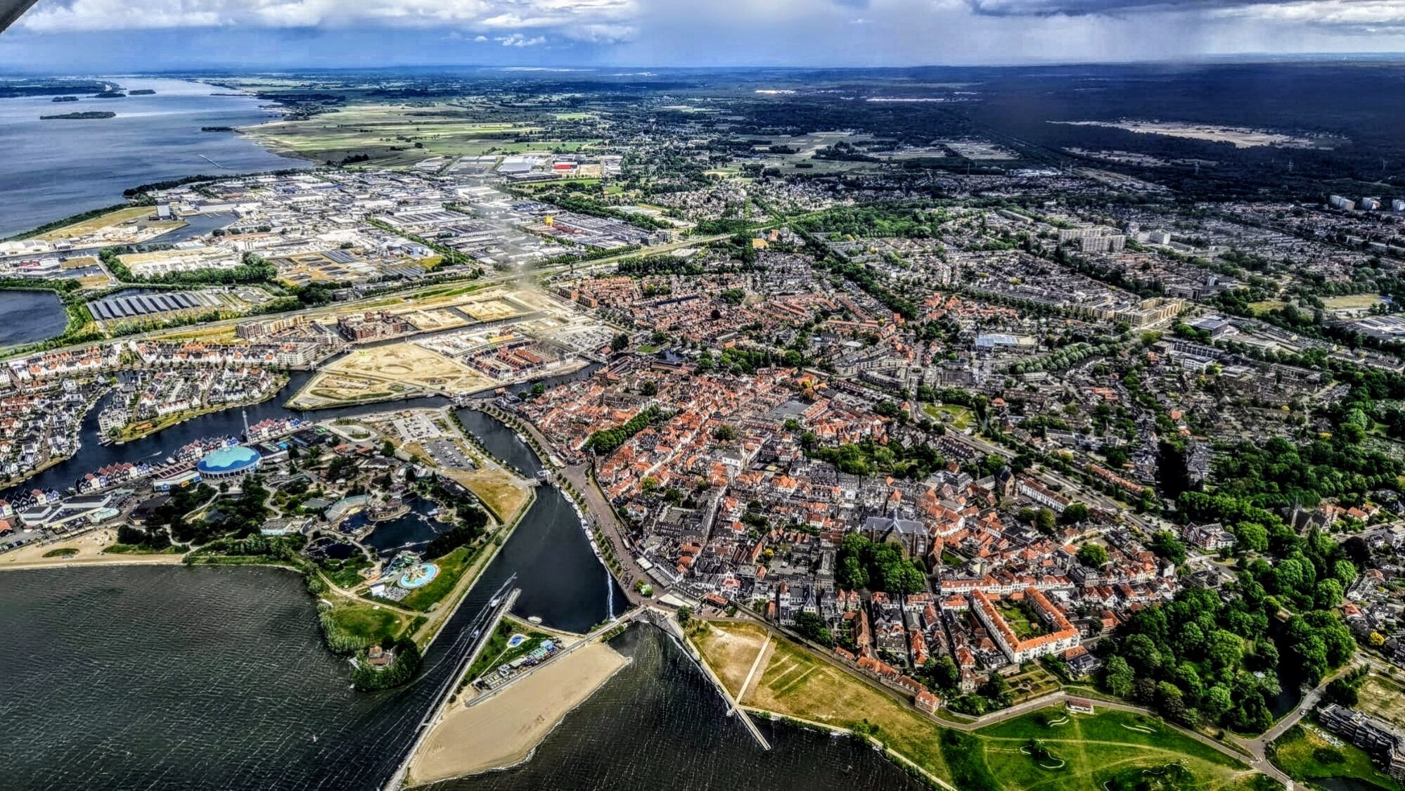 Harderwijk van boven